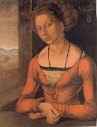 Albrecht Durer Young Woman with Bound Hair oil painting